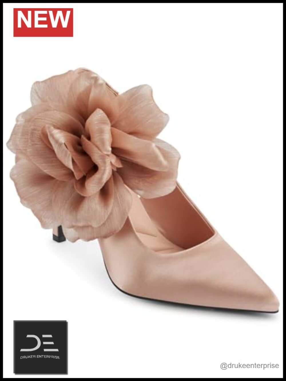 Karl Lagerfeld Savie Evening Fabric Flowers Sandals Flats Women's